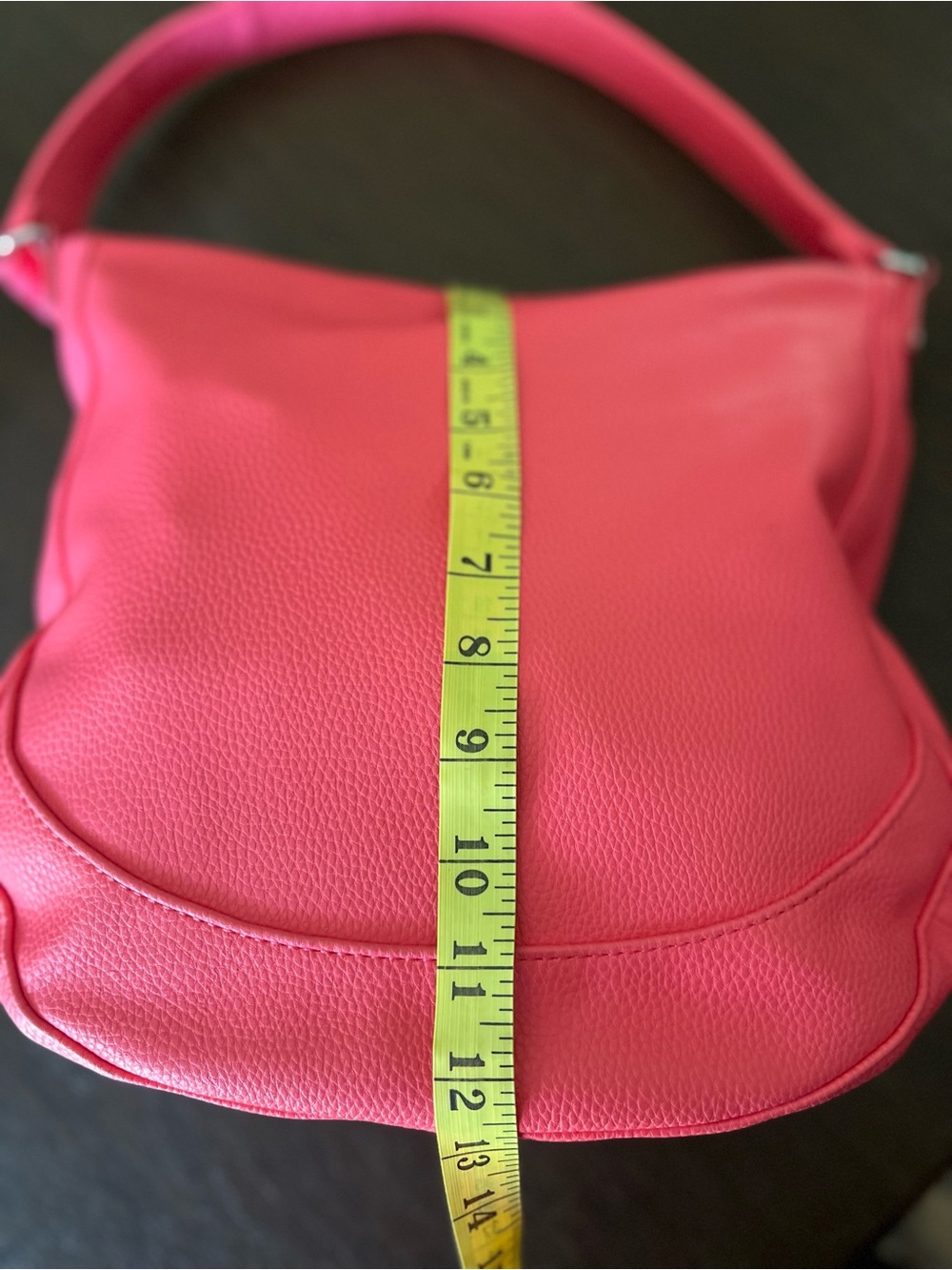 Jewell purse coral pink shoulder bag. - Picture 5 of 8